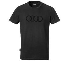 Мужская футболка Audi Rings Mens T-Shirt, Black